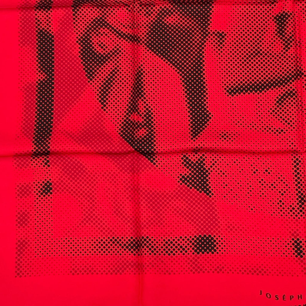 Hermes Carre 90 Josephine Dance Scarf Red Silk — view 4
