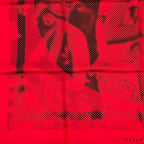 Hermes Carre 90 Josephine Dance Scarf Red Silk — view 4