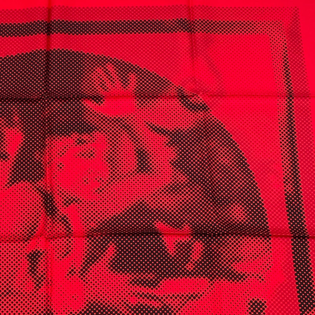 Hermes Carre 90 Josephine Dance Scarf Red Silk — view 3