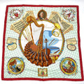 Hermes Carre 90 Wolfgang Amadeus Mozart Hymn to Silk Scarf Multicolor