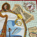 Hermes Carre 90 Wolfgang Amadeus Mozart Hymn to Silk Scarf Multicolor — view 3