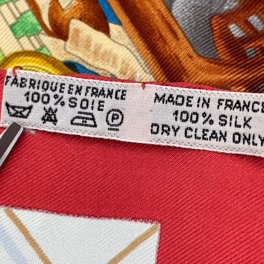 Hermes Carre 90 Wolfgang Amadeus Mozart Hymn to Silk Scarf Multicolor — view 7