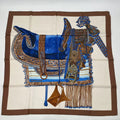 Hermes Carre 90 Selle D'apparat Marocaine Moroccan Ceremonial Saddle Scarf Silk