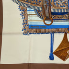 Hermes Carre 90 Selle D'apparat Marocaine Moroccan Ceremonial Saddle Scarf Silk — view 4