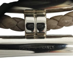 Hermes Turni Tresse Leather Bracelet Etoupe / Pre Owned — view 7