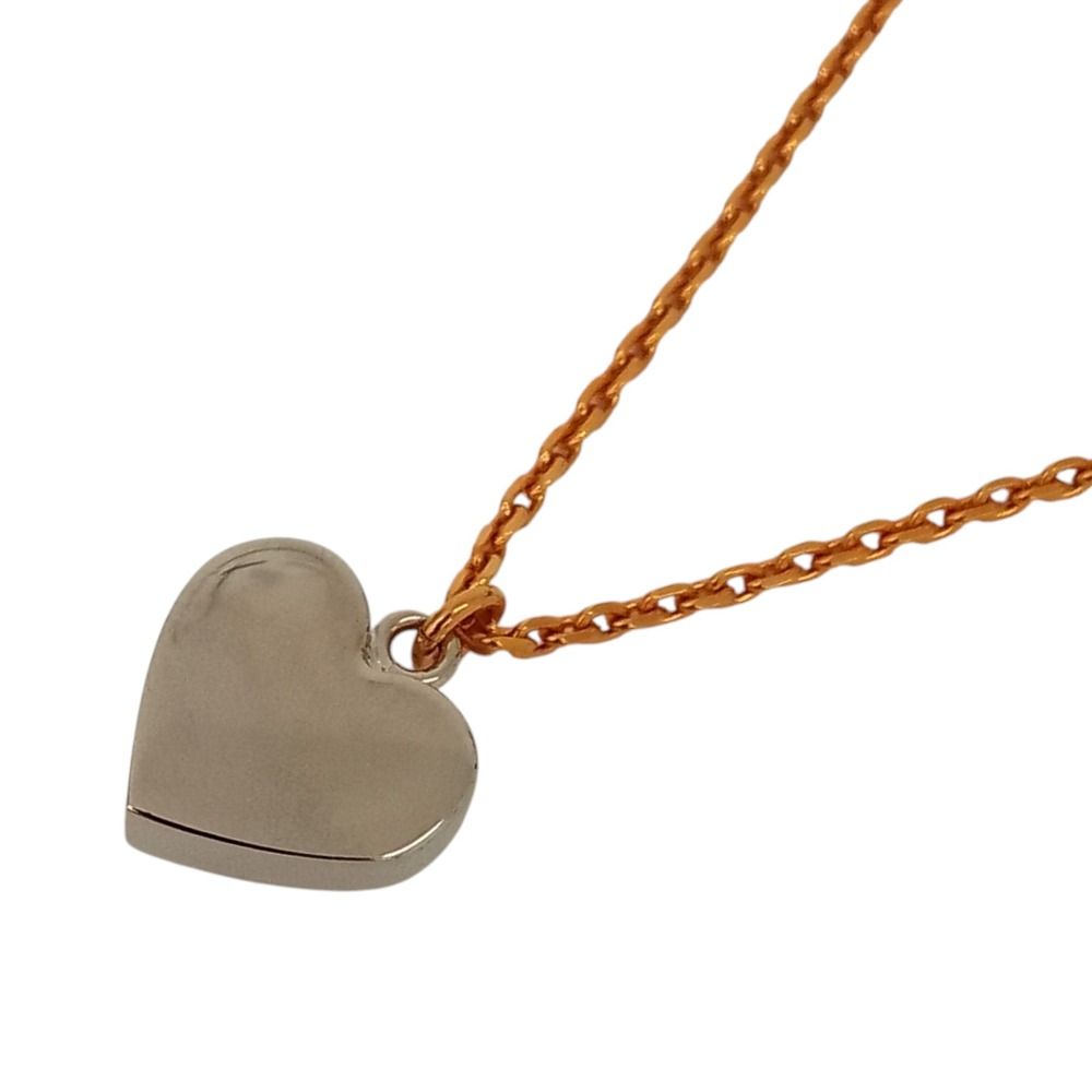 Louis Vuitton Spiky Valentine Necklace Silver Color Pre Owned — view 3