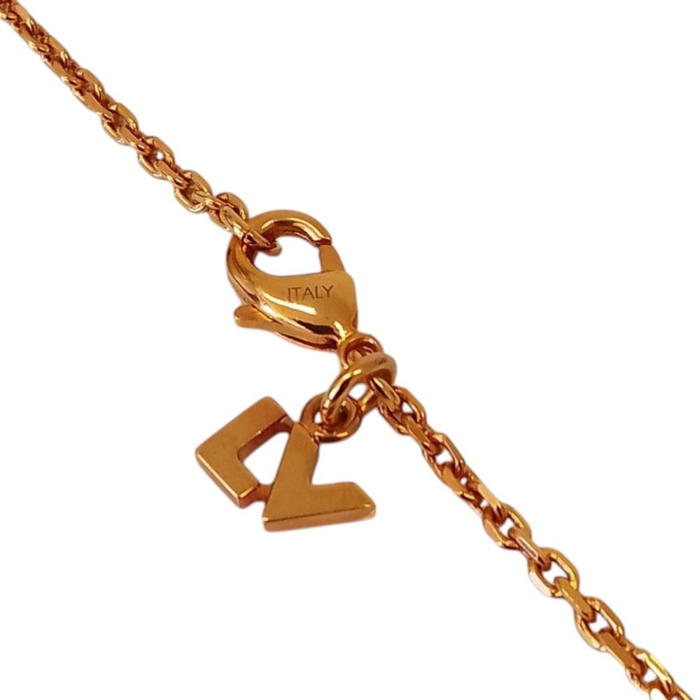 Louis Vuitton Spiky Valentine Necklace Silver Color Pre Owned — view 5