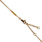 Celine Separable Short Chain Necklace Gold Color Pre Owned — view 3