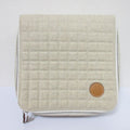 Hermes Paddock Pouch Travel Case Gray Pre Owned