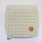 Hermes Paddock Pouch Travel Case Gray Pre Owned