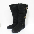 Louis Vuitton Shearling Boots with Belt