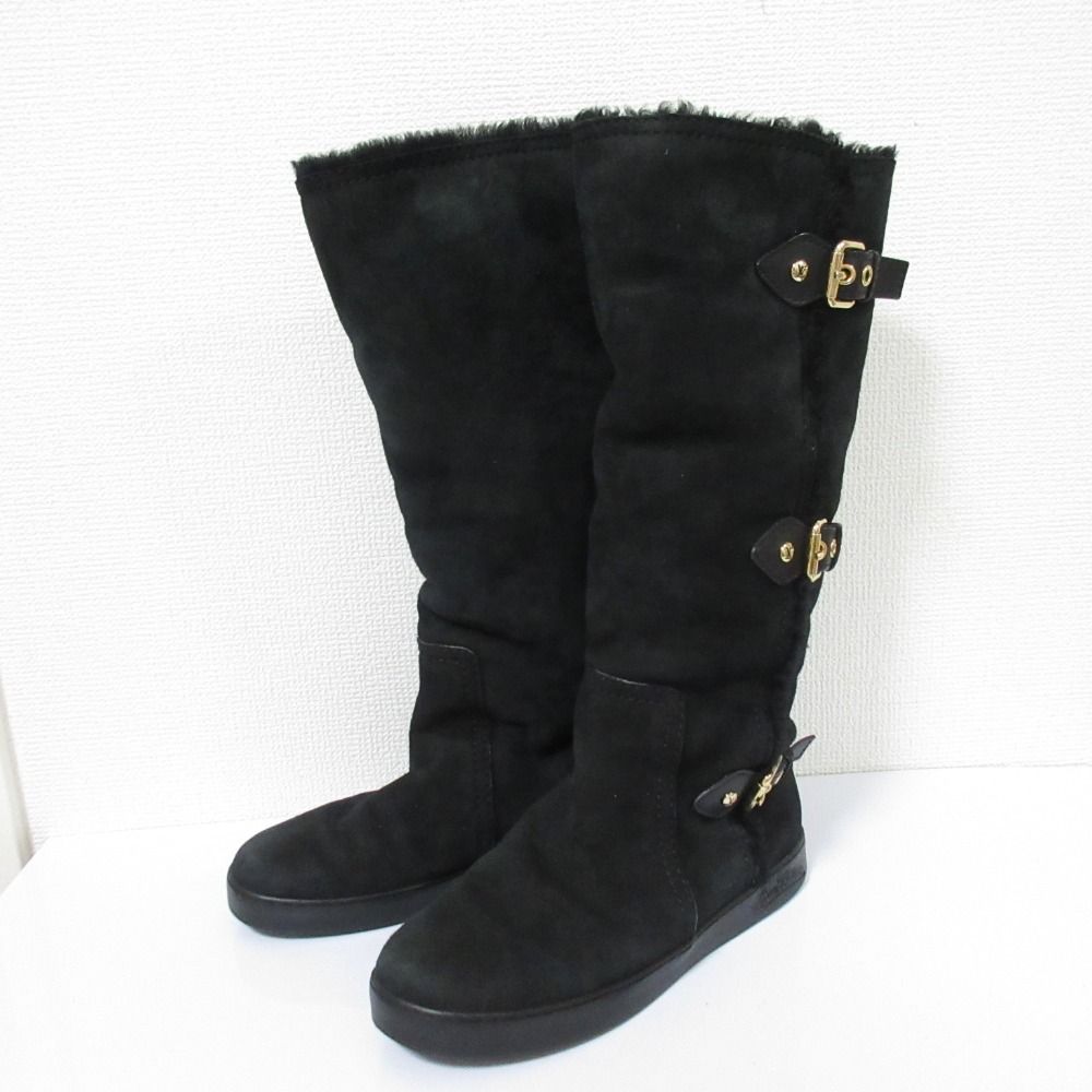 Louis Vuitton Shearling Boots with Belt