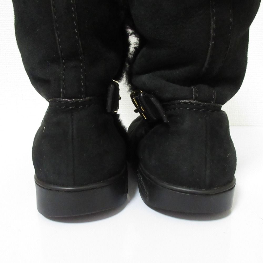 Louis Vuitton Shearling Boots with Belt — view 3
