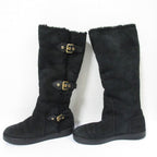 Louis Vuitton Shearling Boots with Belt — view 4