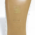 Celine Triomphe Tassel Leather Flats / Loafers 35 White — view 8