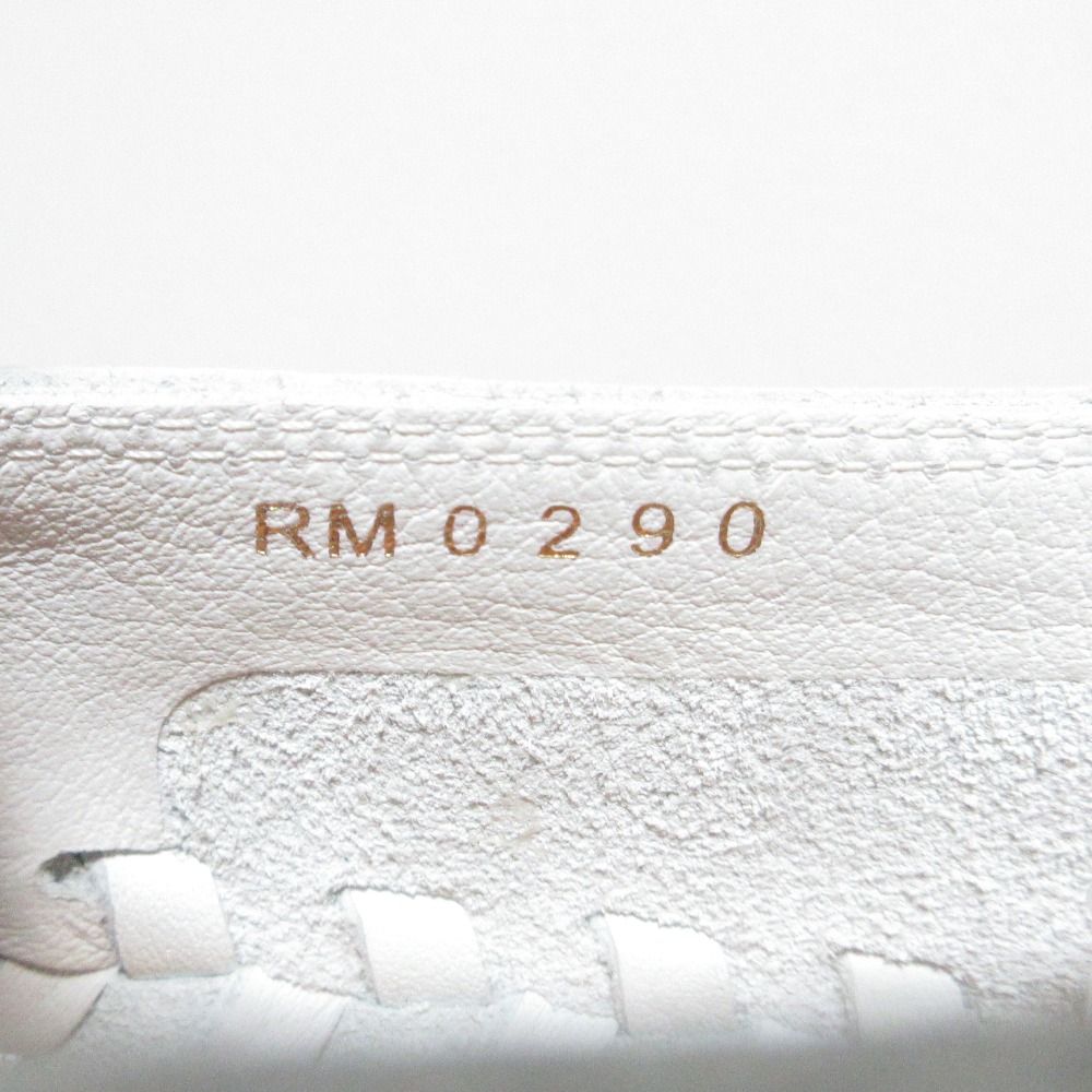 Celine Triomphe Tassel Leather Flats / Loafers 35 White — view 9