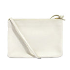 Celine Trio Leather Shoulder Bag Off White Pre Owned