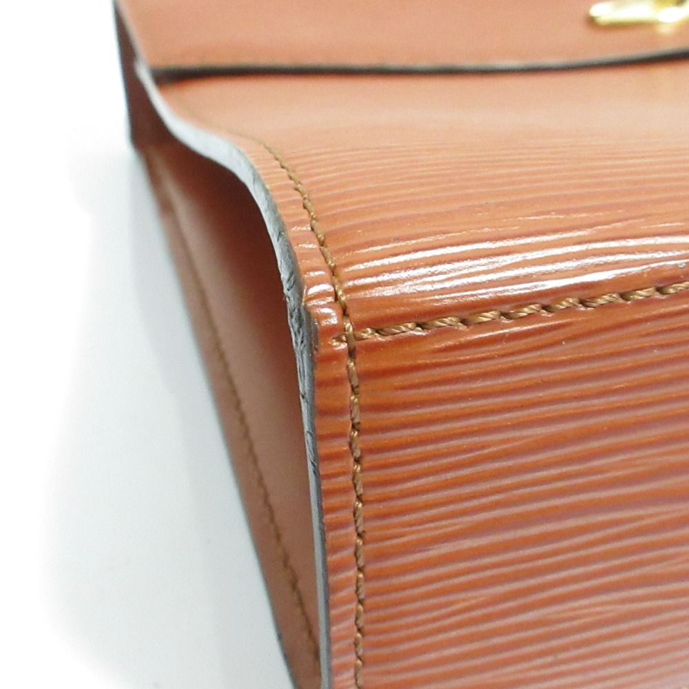 Louis Vuitton Malesherbes Epi Leather Handbag Brown Pre Owned — view 6