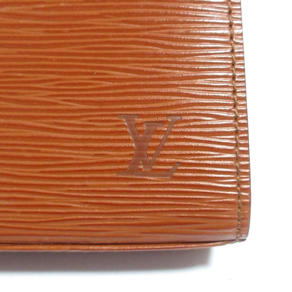 Louis Vuitton Malesherbes Epi Leather Handbag Brown Pre Owned — view 9