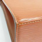 Louis Vuitton Malesherbes Epi Leather Handbag Brown Pre Owned — view 8