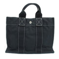 Hermes Gently Deauville PM Canvas Tote Black