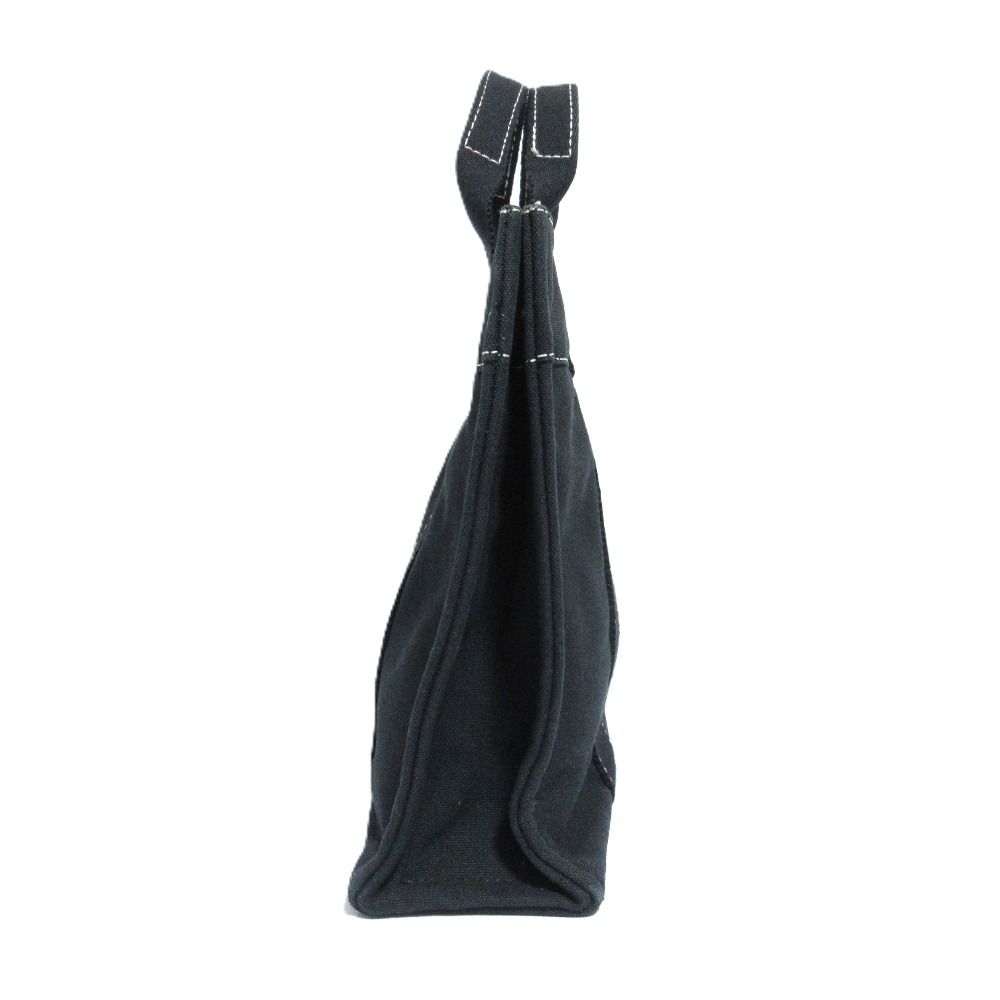 Hermes Gently Deauville PM Canvas Tote Black — view 3