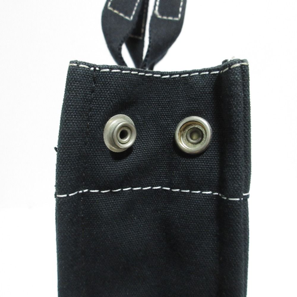 Hermes Gently Deauville PM Canvas Tote Black — view 6
