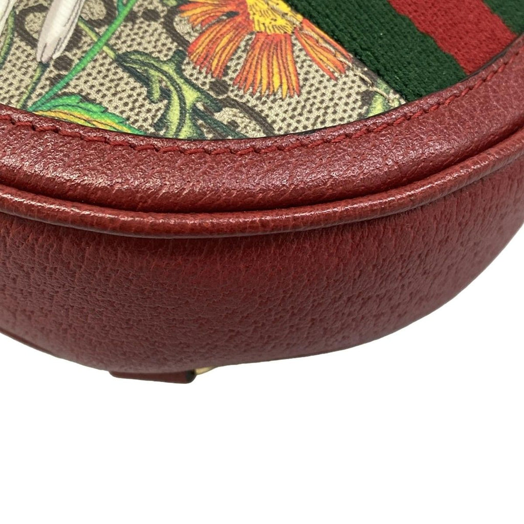 Gucci Backpack Ophidia GG Mini Tian Beige Red Multi Chain — view 6