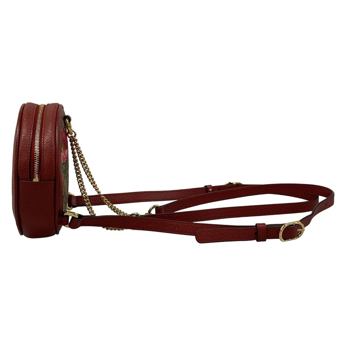 Gucci Backpack Ophidia GG Mini Tian Beige Red Multi Chain — view 4