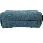 Gucci GG Marmont Denim Makeup Pouch Blue Pre Owned — view 5