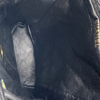 Chanel Vintage Quilted Lambskin Chain Shoulder Turnlock Backpack Black Pre Owned — view 8