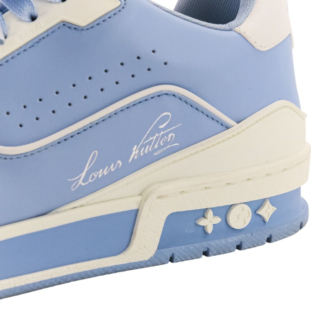 Louis Vuitton LV Trainers Low Cut Sneakers 8 Light Blue — view 9