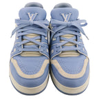 Louis Vuitton LV Trainers Low Cut Sneakers 8 Light Blue — view 2