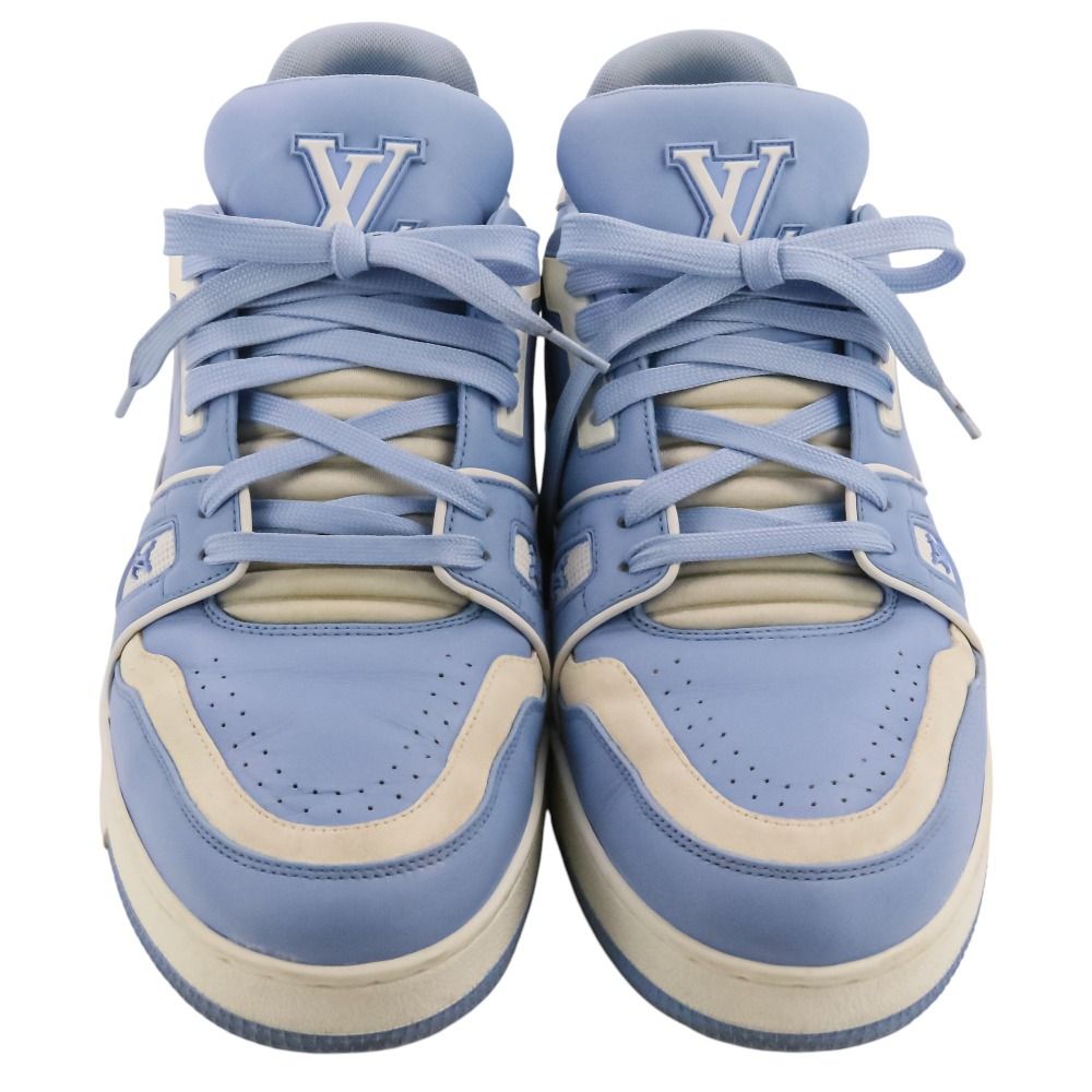Louis Vuitton LV Trainers Low Cut Sneakers 8 Light Blue — view 2