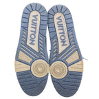 Louis Vuitton LV Trainers Low Cut Sneakers 8 Light Blue — view 6