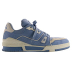 Louis Vuitton LV Trainers Low Cut Sneakers 8 Light Blue — view 4