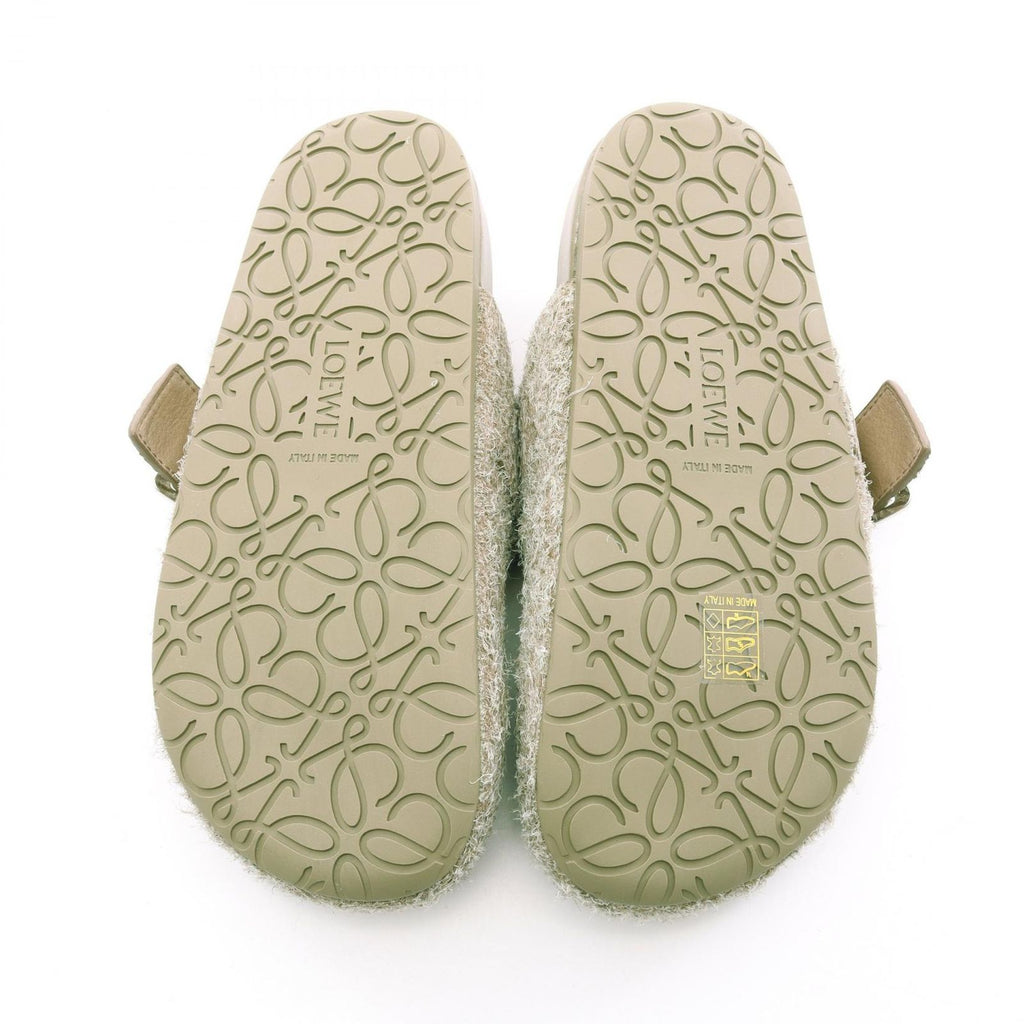 Loewe Mules Buckle Beige Sandals — view 4