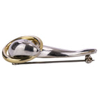 Tiffany & Co Dolphin Brooch Silver Gold Pre Owned — view 4