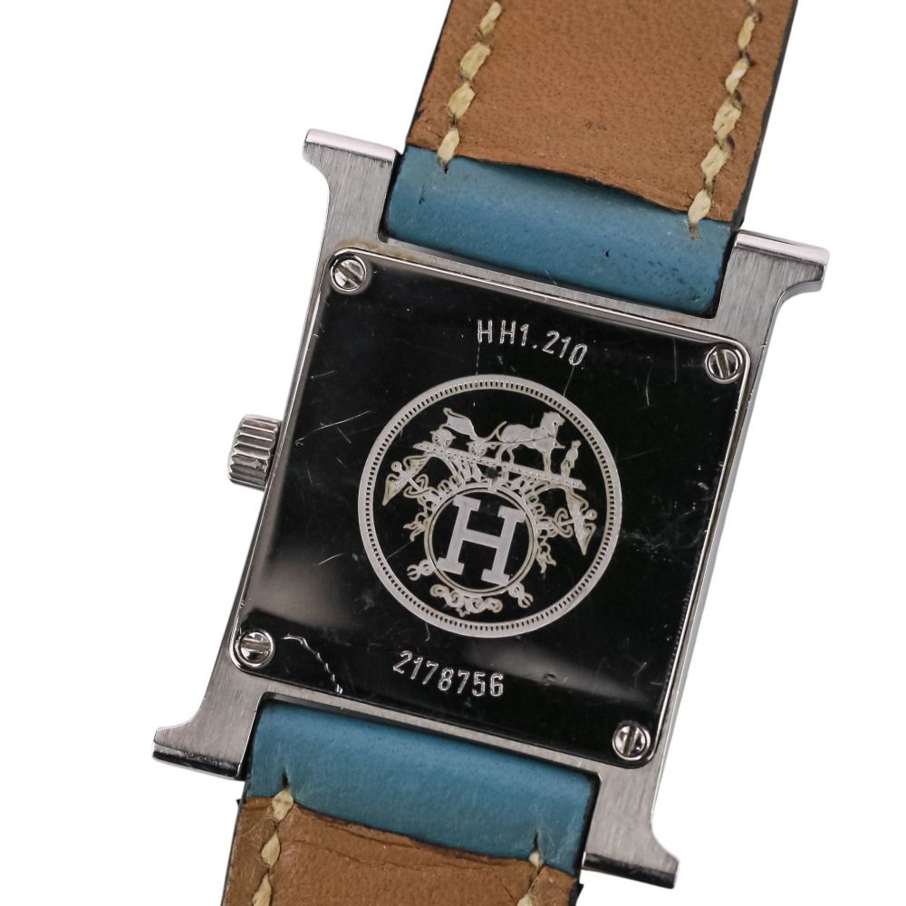Hermes High Quality Watch White Dial Blue Silver Color Pre Owned — view 3