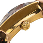 Celine Blason Triomphe Quartz Watch Pink Gold Color Pre Owned — view 4