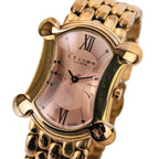 Celine Blason Triomphe Quartz Watch Pink Gold Color Pre Owned — view 3