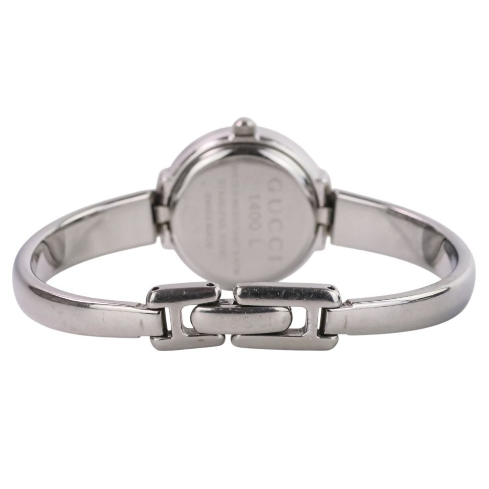 Gucci Quartz Bangle Watch Silver Dial Pre Owned — view 9