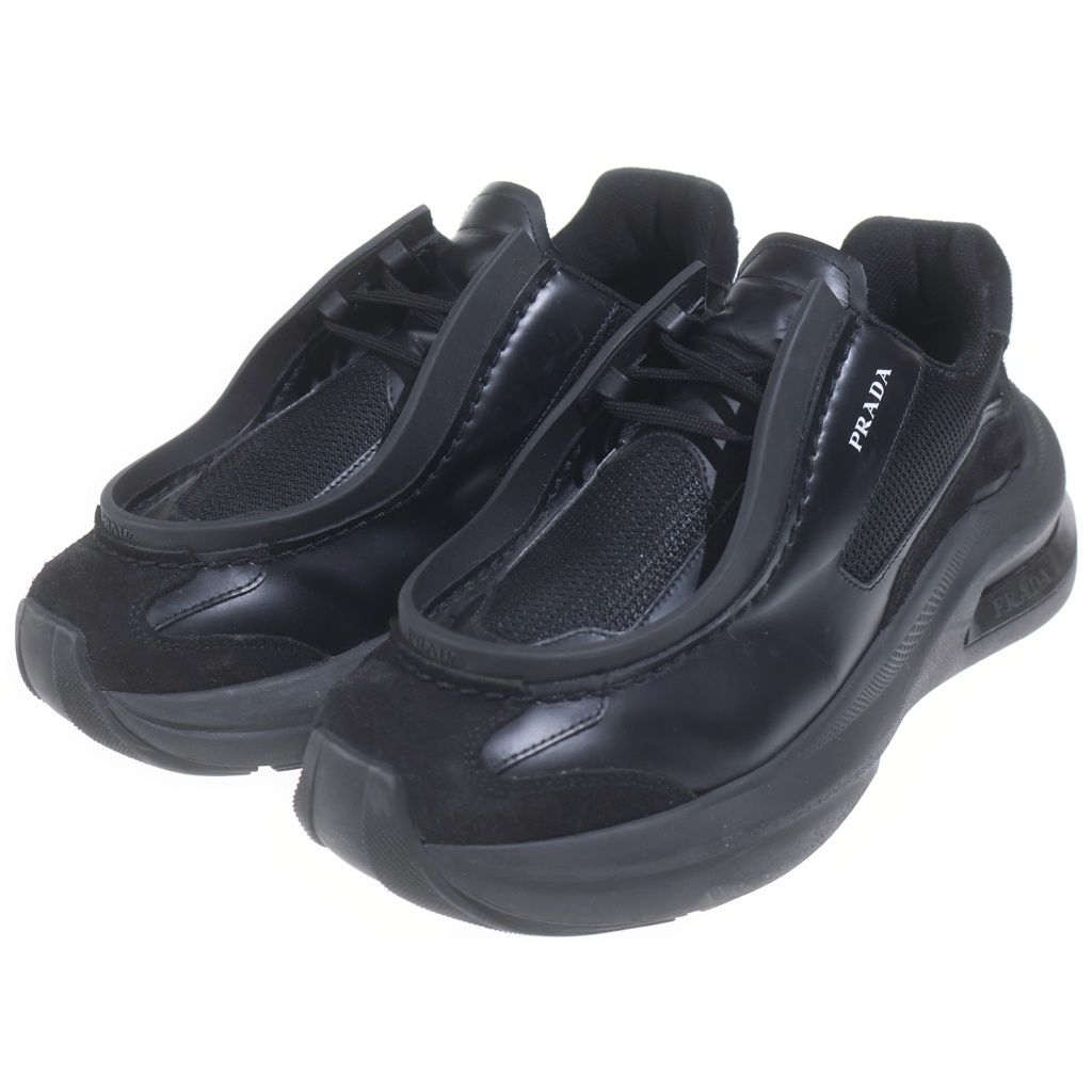 Prada System Technical Low Cut Sneakers Black — view 2