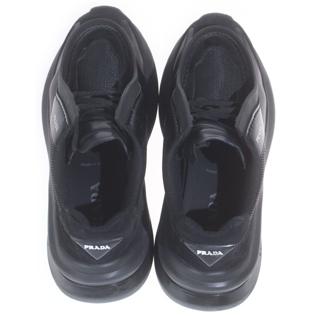 Prada System Technical Low Cut Sneakers Black — view 4