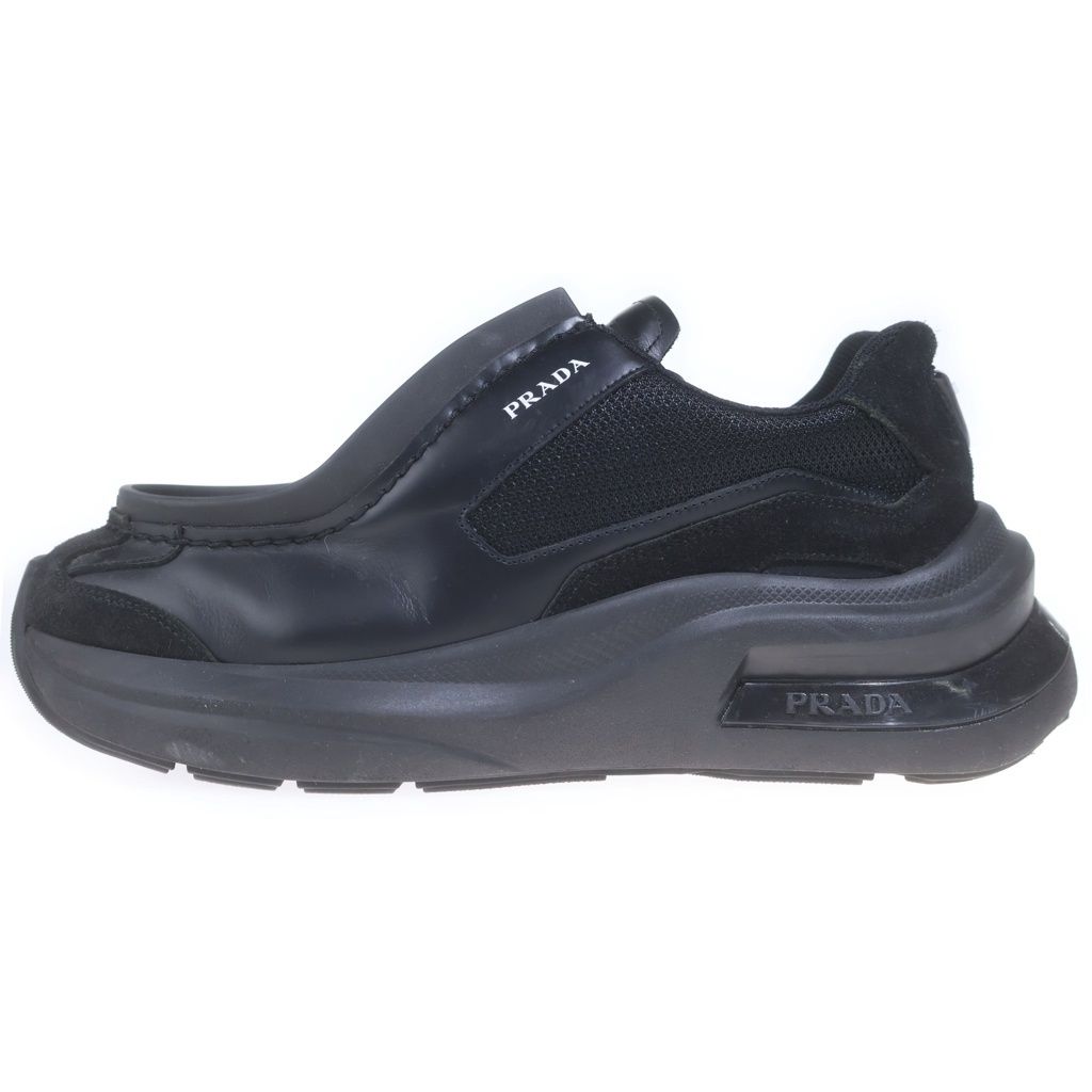 Prada System Technical Low Cut Sneakers Black
