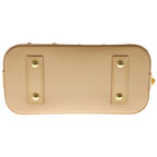Louis Vuitton Monogram Vernis Alma BB 2-Way Shoulder Bag Brown Sky Blue Leather — view 4