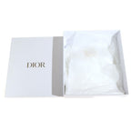 Dior Naughtily-d Logo Embroidery Suede Leather Lace Heels Short Boots Black — view 6
