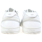 Fendi Step Suede Leather Low Cut Sneakers White — view 3