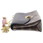 Louis Vuitton Monogram Sun Placid 2-Way Shoulder Bag Chain Black Brown — view 3