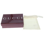 Gucci GG Emblem Compact Wallet Trifold Coin Case Beige Silver — view 6